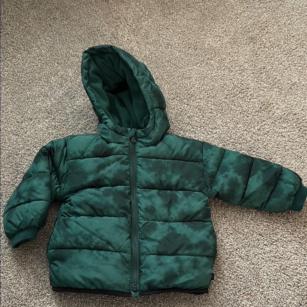 GAP Forest Green Quilted Winter Coat